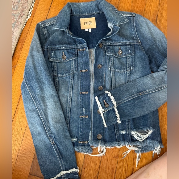 Paige Rowan distressed denim jacket - Picture 2 of 5